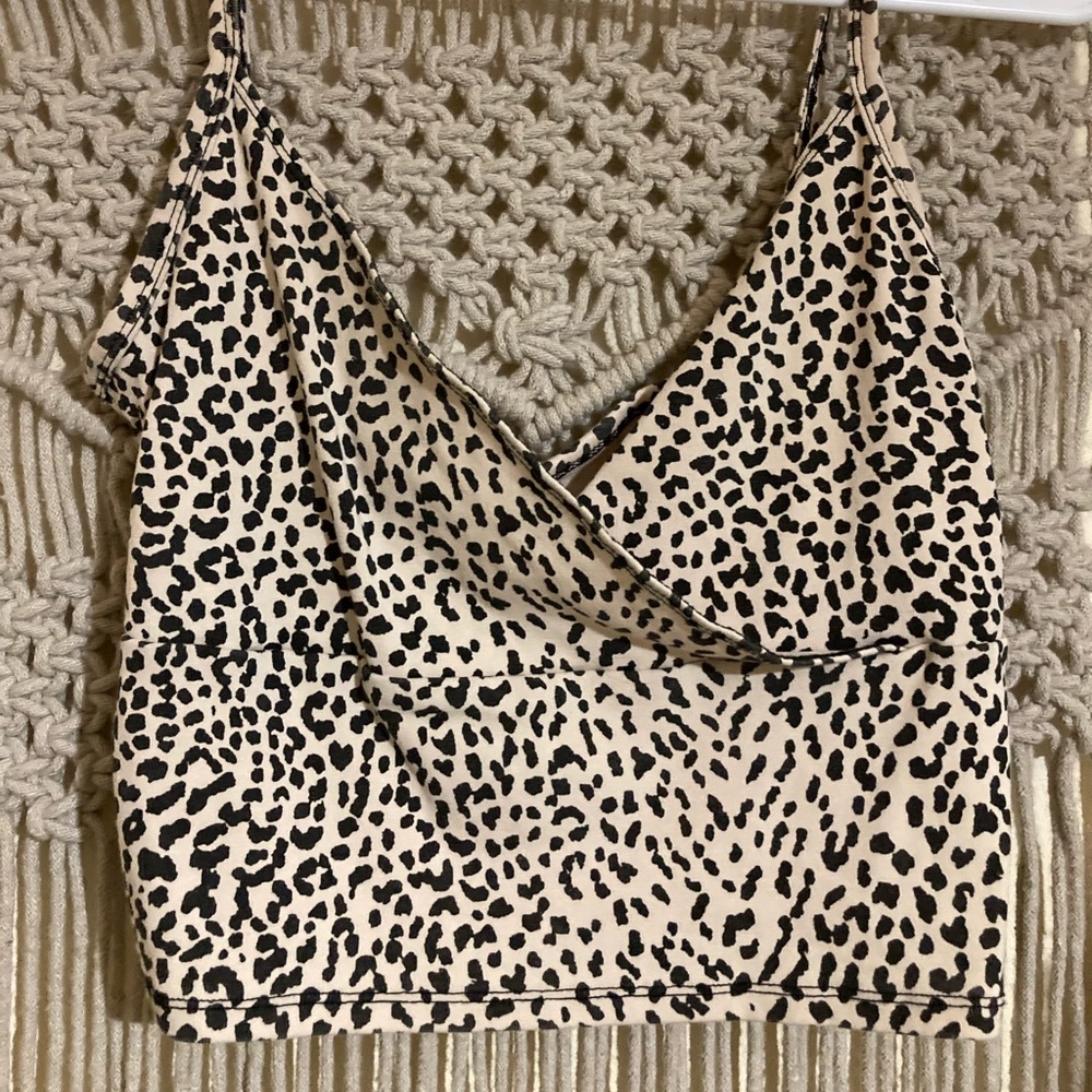 Cheetah crop top